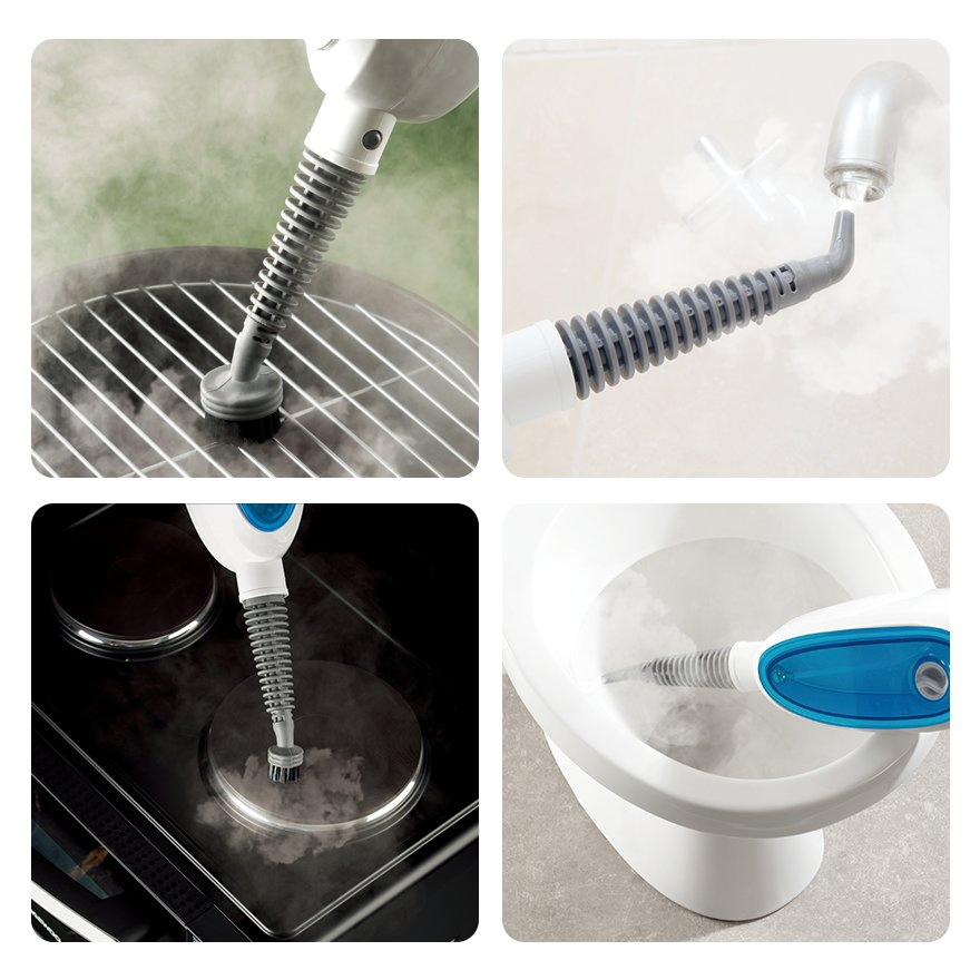 1300W High Pressure Corded Steam Vacuum Cleaner Carpet and Sofa Steam Cleaner Handheld Steam Mop Cleaners