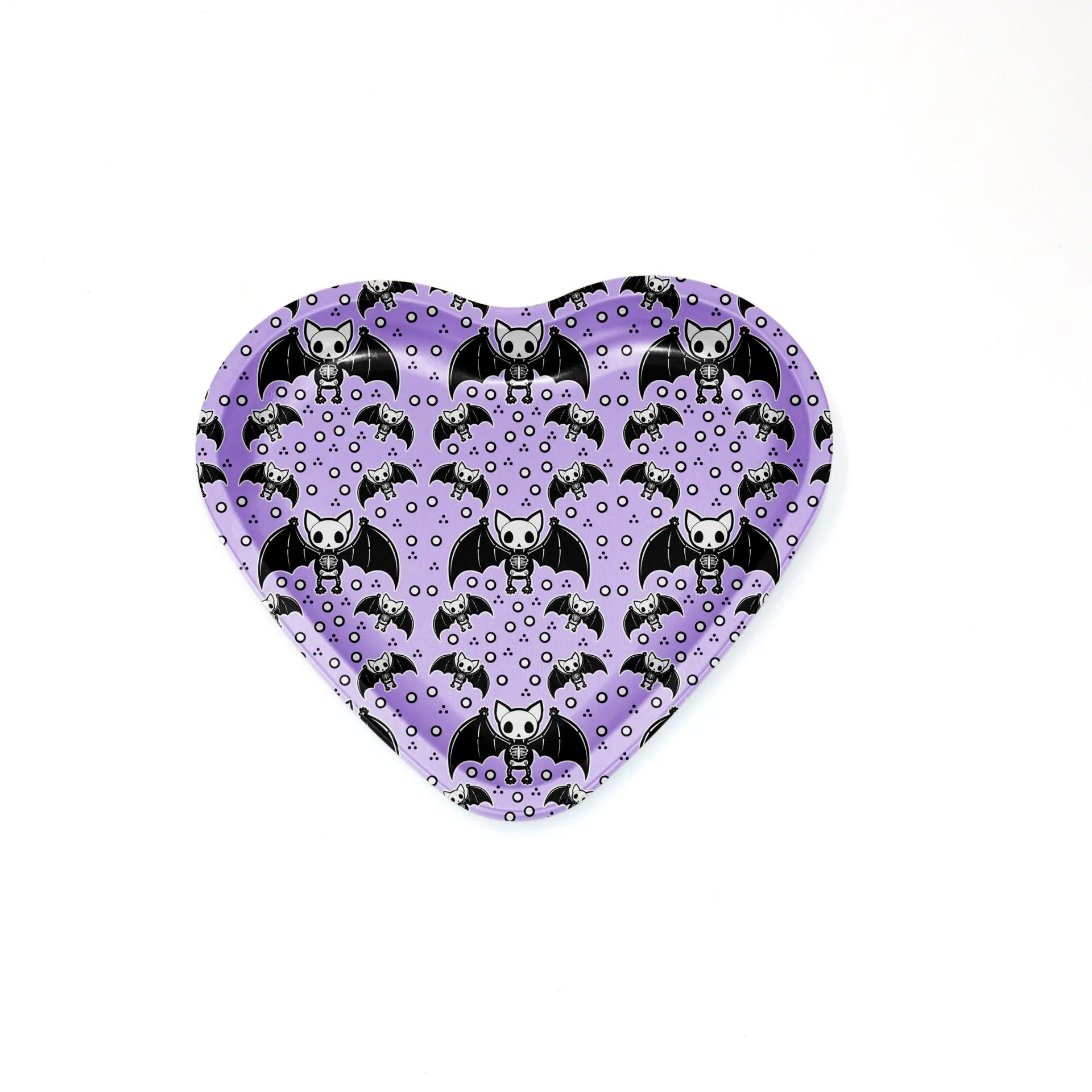 Heart Shape More Than 10 Patterns Smoking Accessories Rolling Tinplate Tray