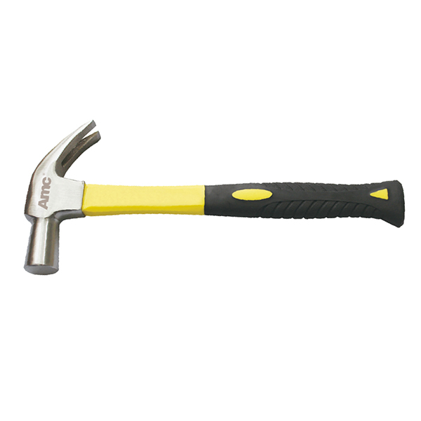 Hand Tool - Claw Hammer with Double Color Fiberglass Handle (Carbon Steel)