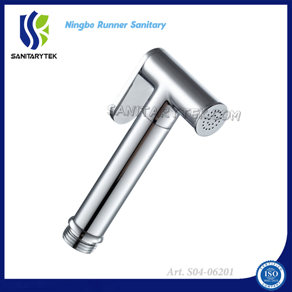 Brass Square Body Chrome Bathroom Toilet Shattaf Bidet Spray (S04-06501)