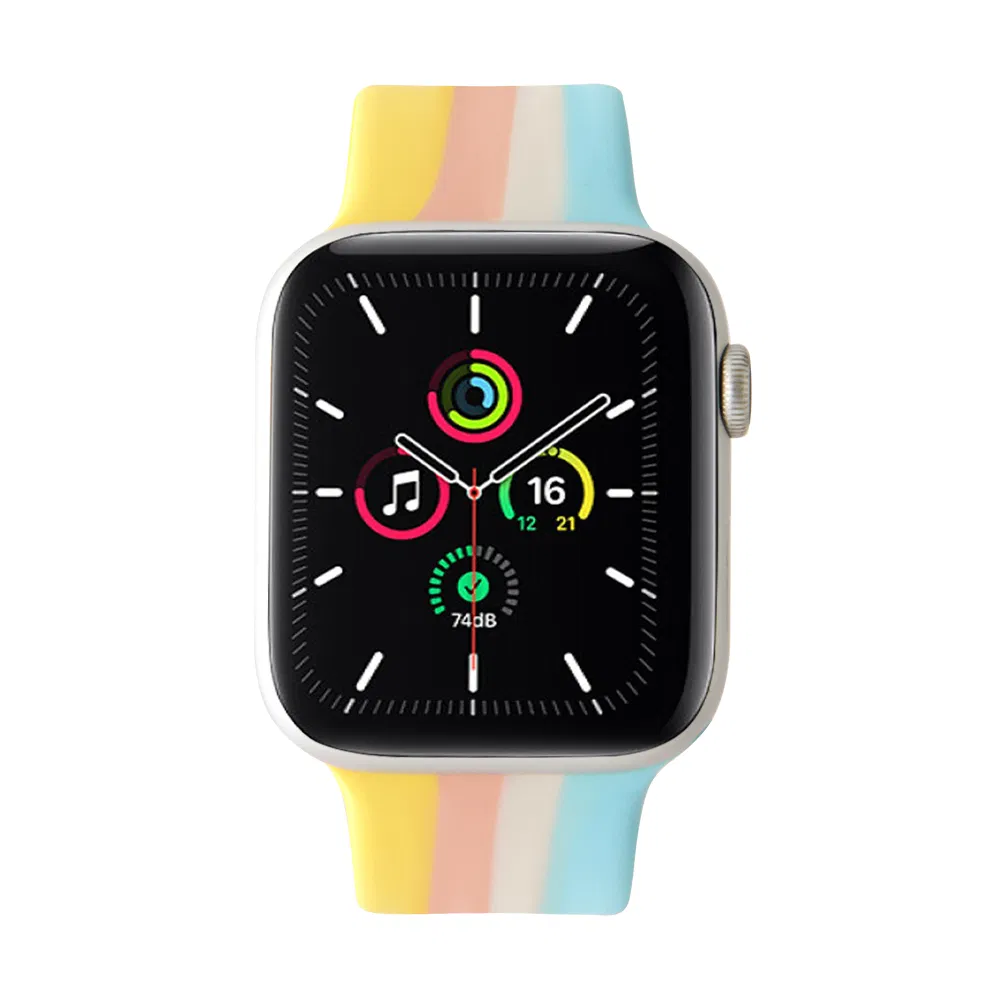 Резиновый силиконовый браслет-ремешок для Apple Watch