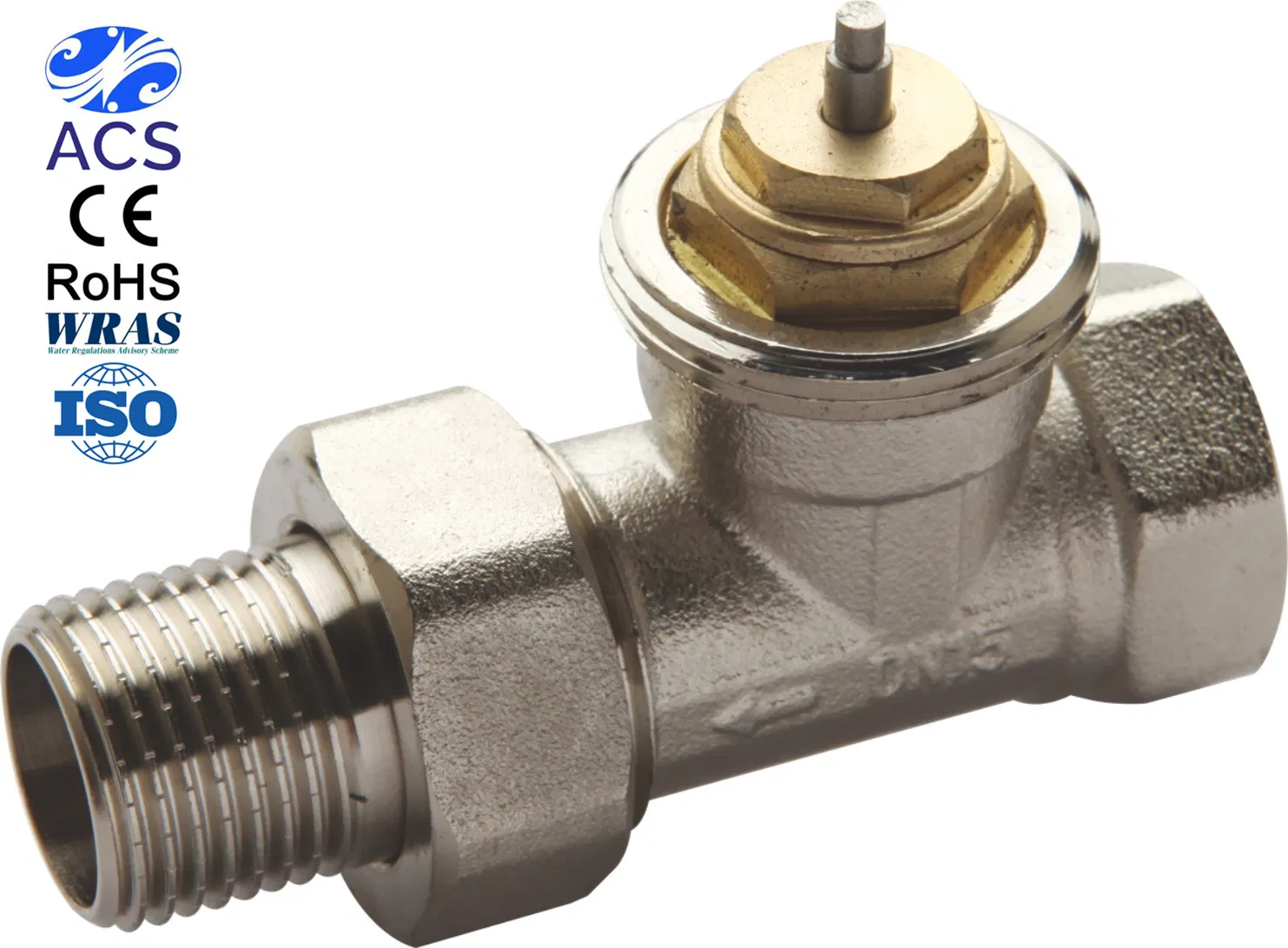 1/2" X 1/2" Straight Type Thermostatic Radiator Valve