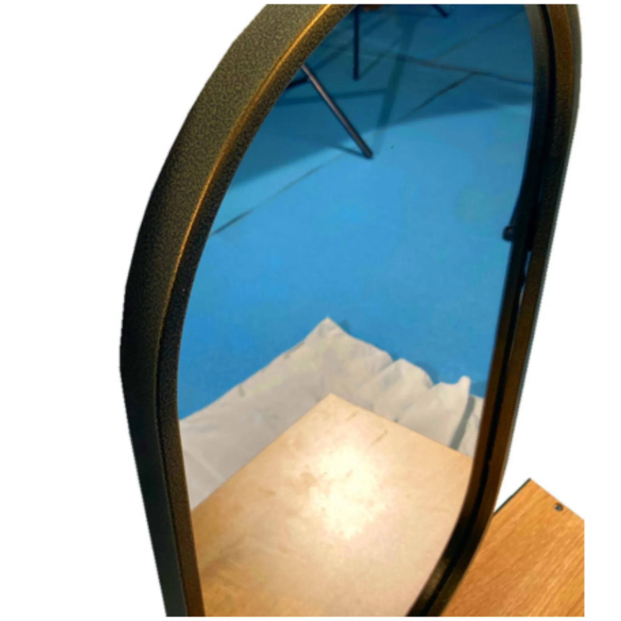 Iron Retro Boxed Clothing Store Light Luxury Hotel Living Room Decorative #Mirror