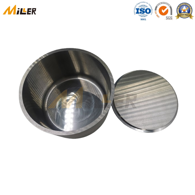 Polished 1L Cemented Carbide Lab Planetary Jar Ball Mill Grinding Jar D131xd115X115