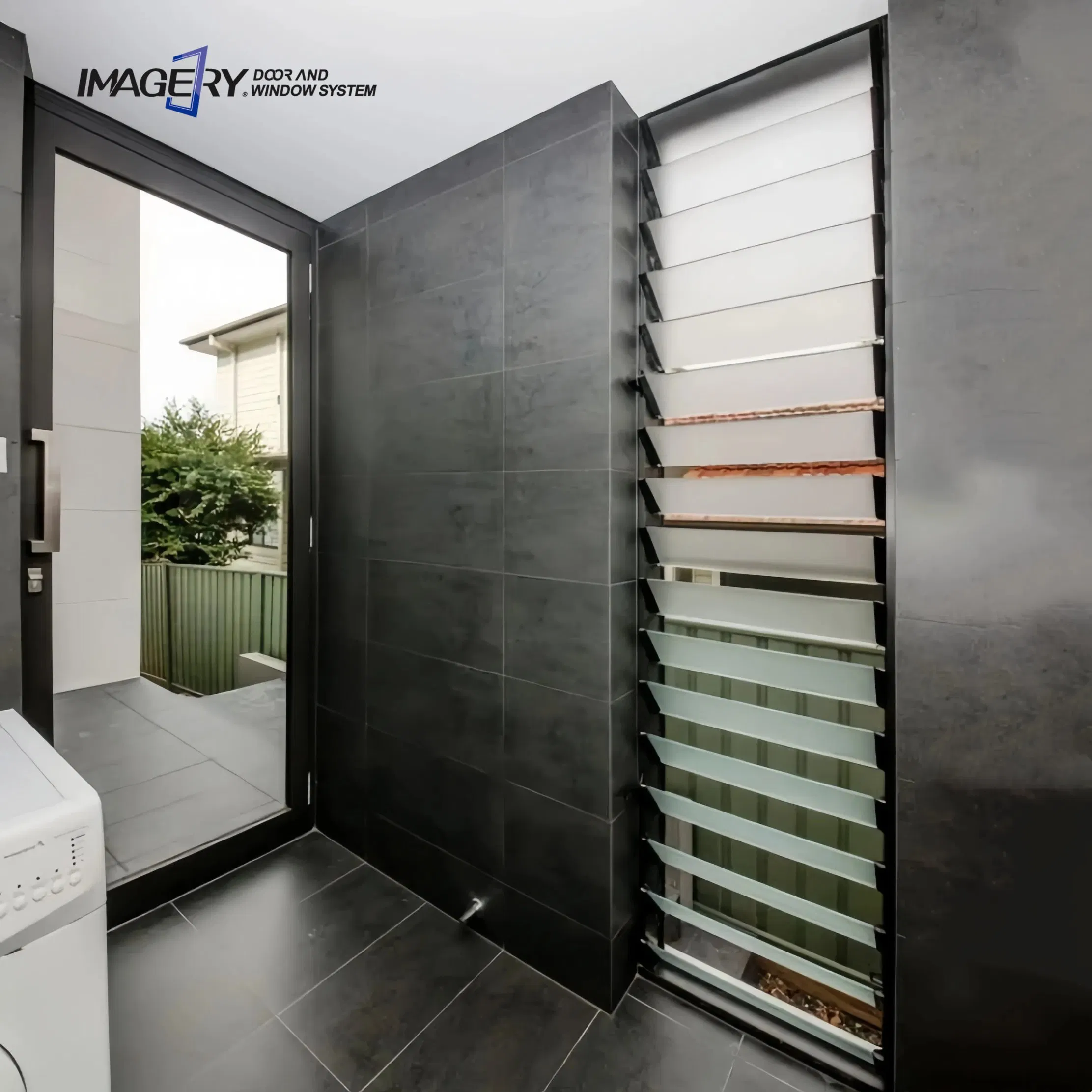 High Quality Aluminum Shutter Adjustable Morden Jalousie Window Price Glass Louver