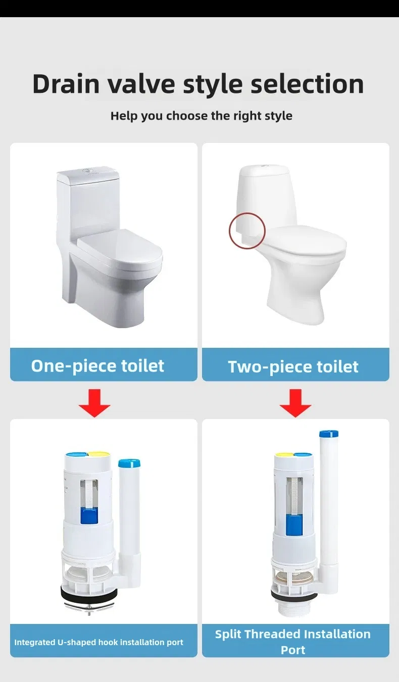 Fluor High-Pressure Separate Toilet Water Inlet and Drain Valve Set