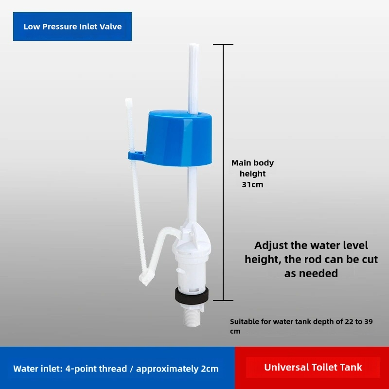 Bathroom Accessories Adjustable Float Ball Toilet Fill Valve Intake Filling Valve