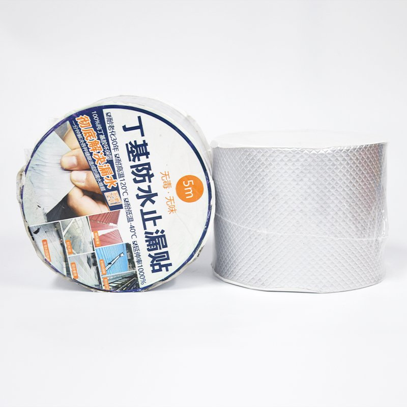 Weather-Resistant Self-Adhesive Waterproofing Roof Pipe Leak Sealing Alu Butyl Rubber Tape