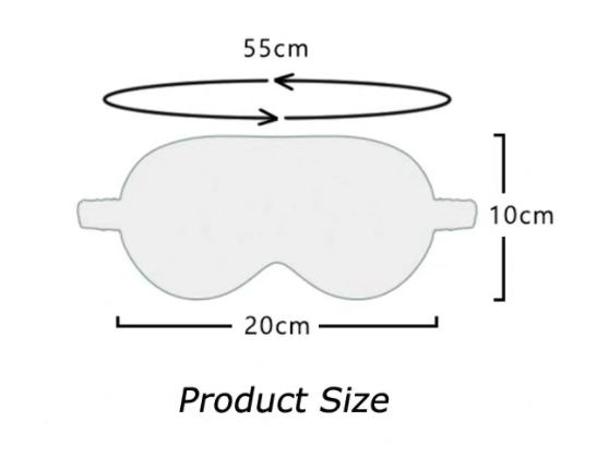 Custom Digital Printed 100% Mulberry Silk Eye Mask