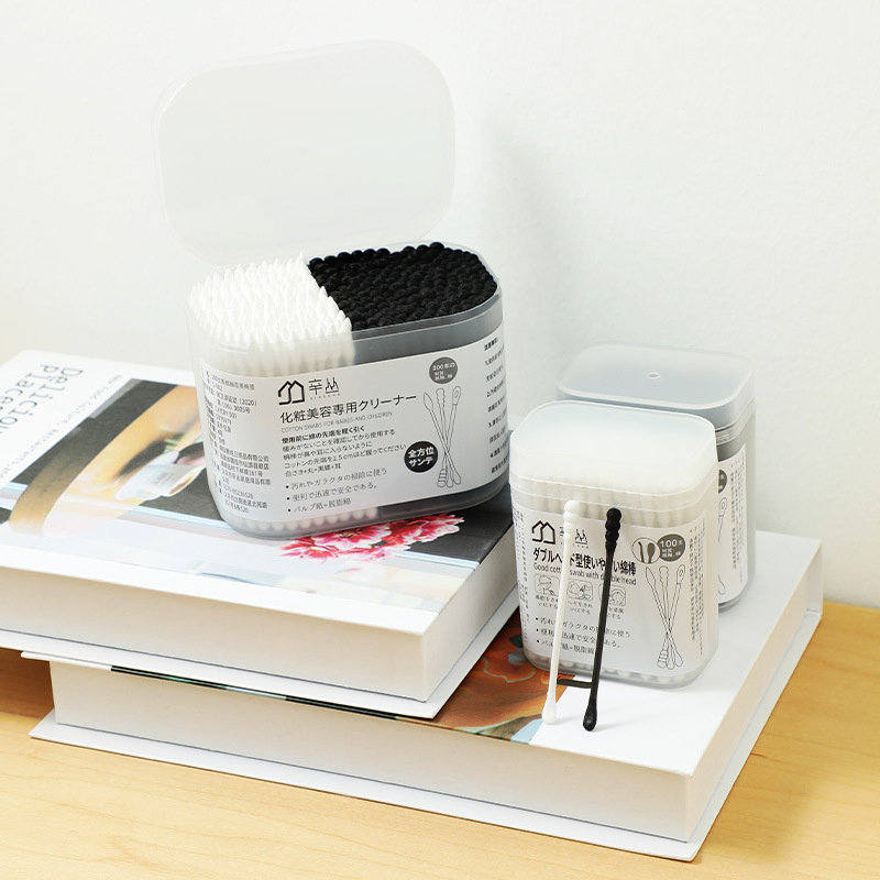 Ear Digging Spoon Double-Headed Women′ S Makeup Removal Cleaning Universal Disposable Double-Headed Cotton Swab