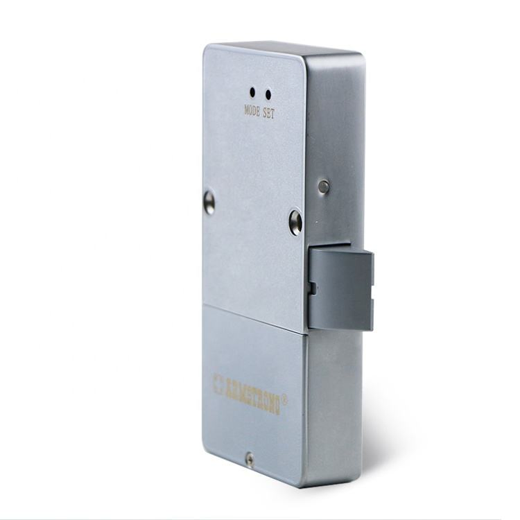 High Quality Matte Chrome Showcase Electronic RFID Card Electric Glass Cabinet Lock