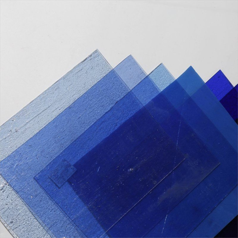 Hot Melt Casting Fusing Decorative Tempered Cast Glass Panel