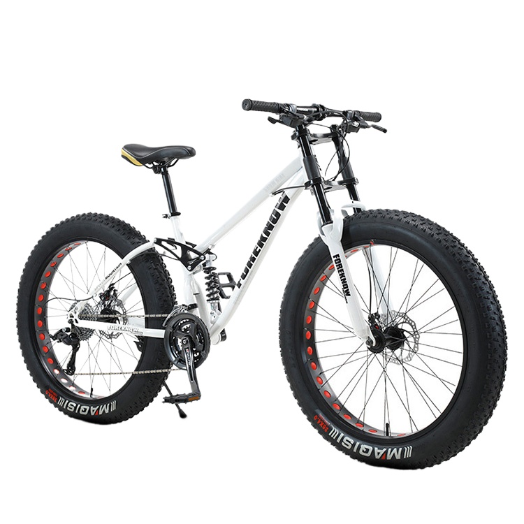 Велосипед зимний снежный 26 дюймов двухподвес фэтбайк