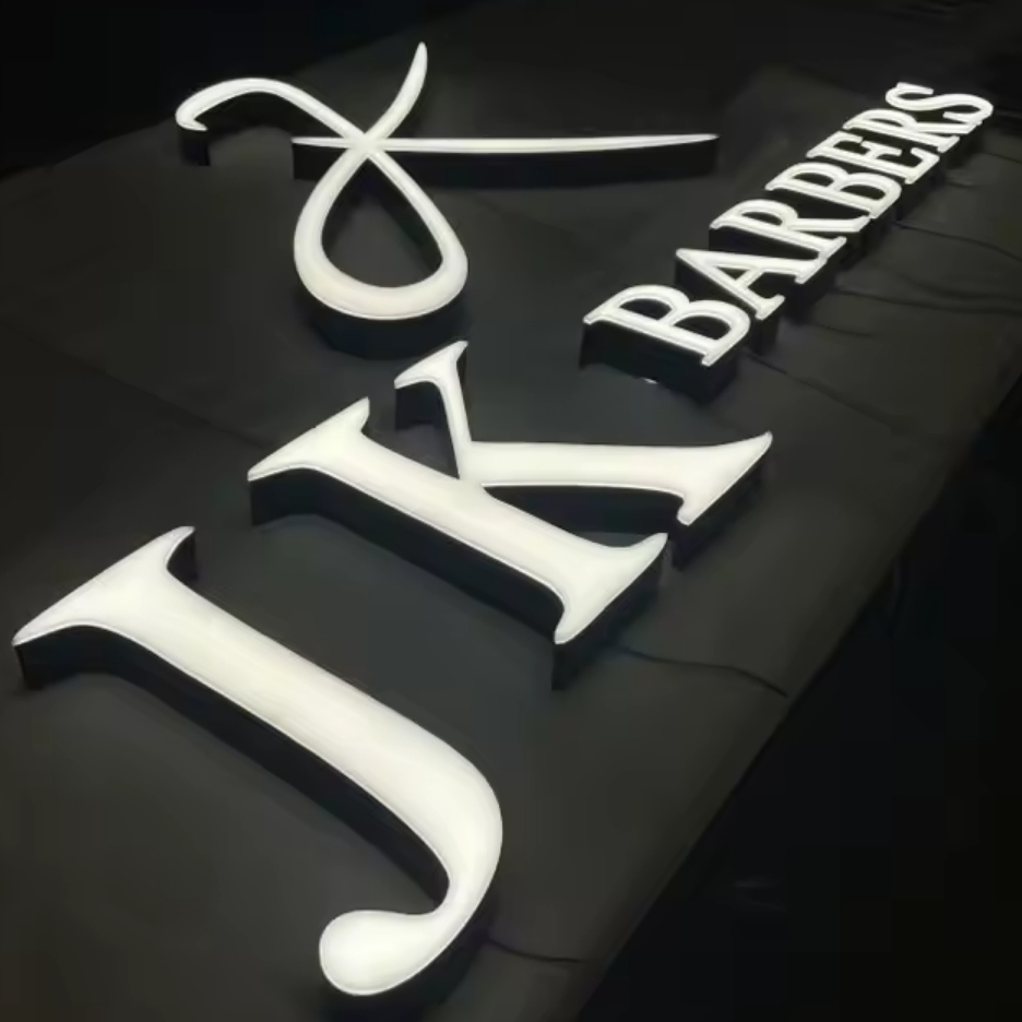 Advertising Sign Wall 3D LED Logo Letter Sign Electric Outdoor Store Front LED Signs