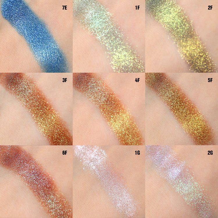 Pigment Shimmer Eye Shadow Palette Vegan Single Chameleon Eyeshadow Palette