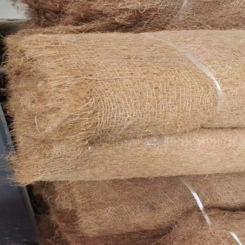 Durable Coconut Fiber Carpet for Embankment Protection and Erosion Control