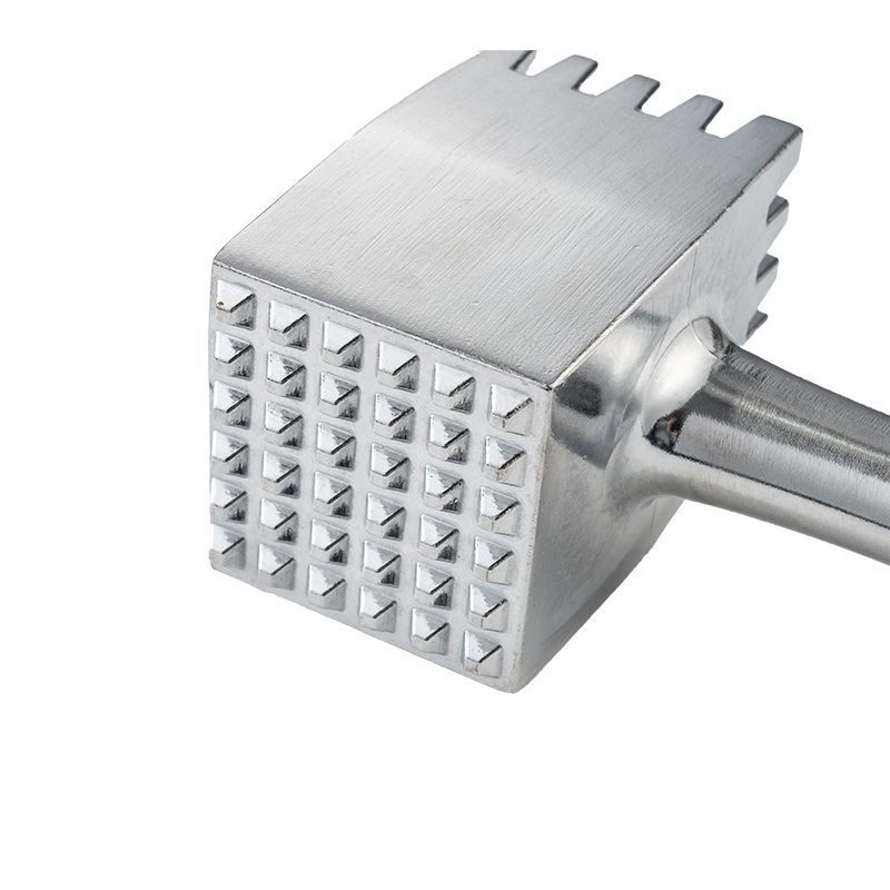 Meat Tenderizer Aluminium Mallet Dual-Sided - Tenderizer Tool Kitchen Pounder - Double Size Meat Hammer for Tenderizing Ice Steak & Chicken Safe Beater