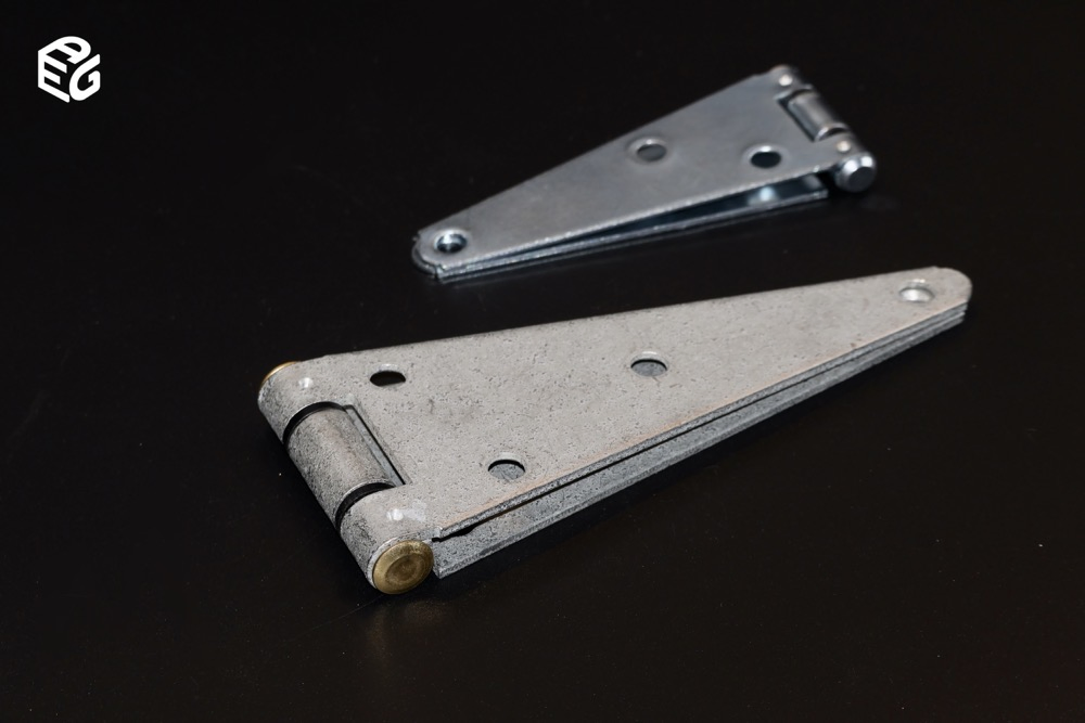 Factory Direct 6" Strap Hinge - 2.7mm Mechanically Galvanized Steel