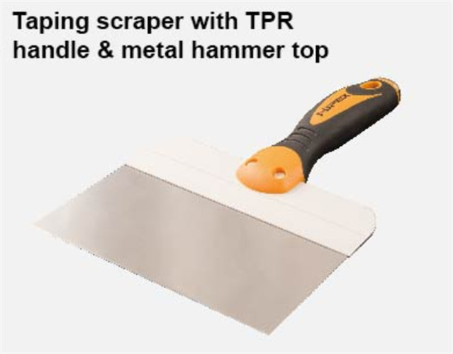 Stainless Steel Mirror Polished Plastic Putty Knife Scraper