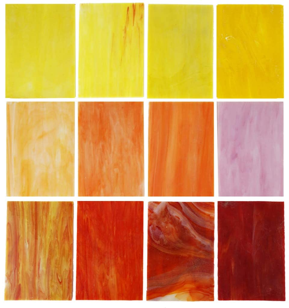3mm Mixed Color Opal Stained Sheet Glass Leadlight Sheet Glass for Wall