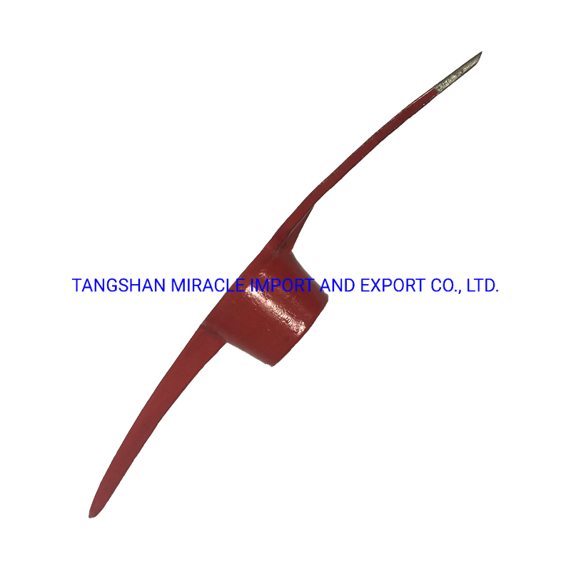 Railway Steel P406 Red Mattock Head Pickaxe for Tanzania