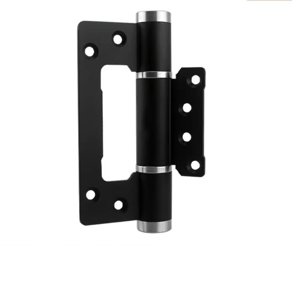 2PCS 5.5 Wooden Door Inch Butterfly Hydraulic Self-Closing Silent Adjustable 175° Open Hinge