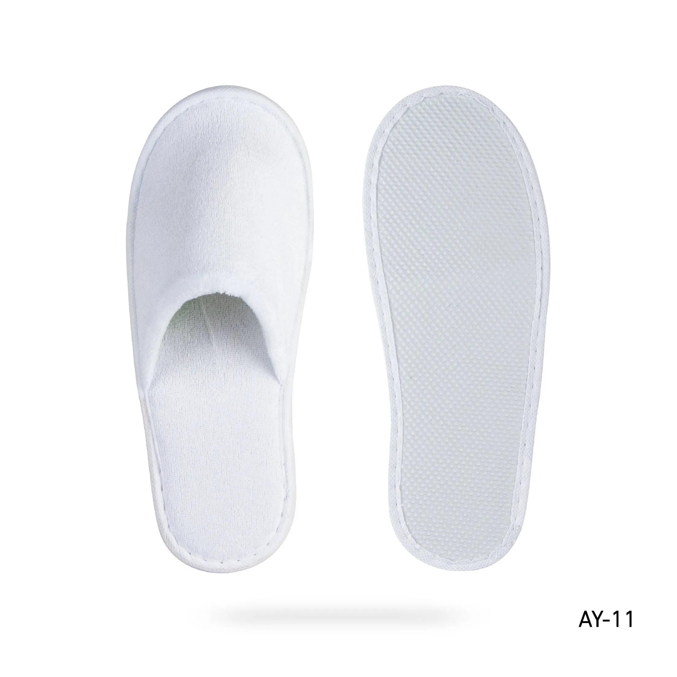 Luxury Velvet Disposable Slippers for High-End Hotel and SPA Guests