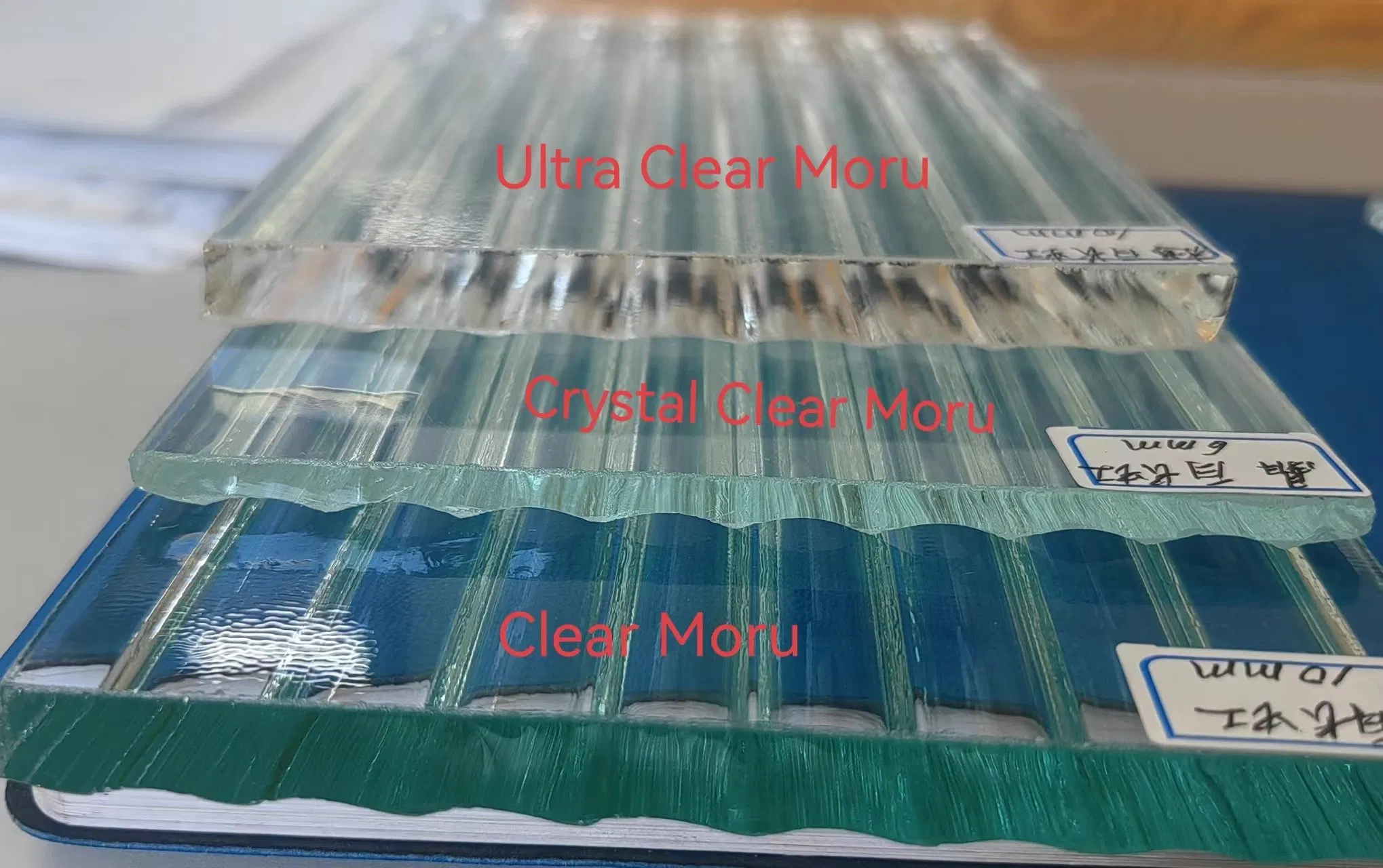 High Quality 4mm 5mm 8mm 10mm Ultra Clear, Low Iron Moru Crystal Night Pearl Patterned Safety Glass