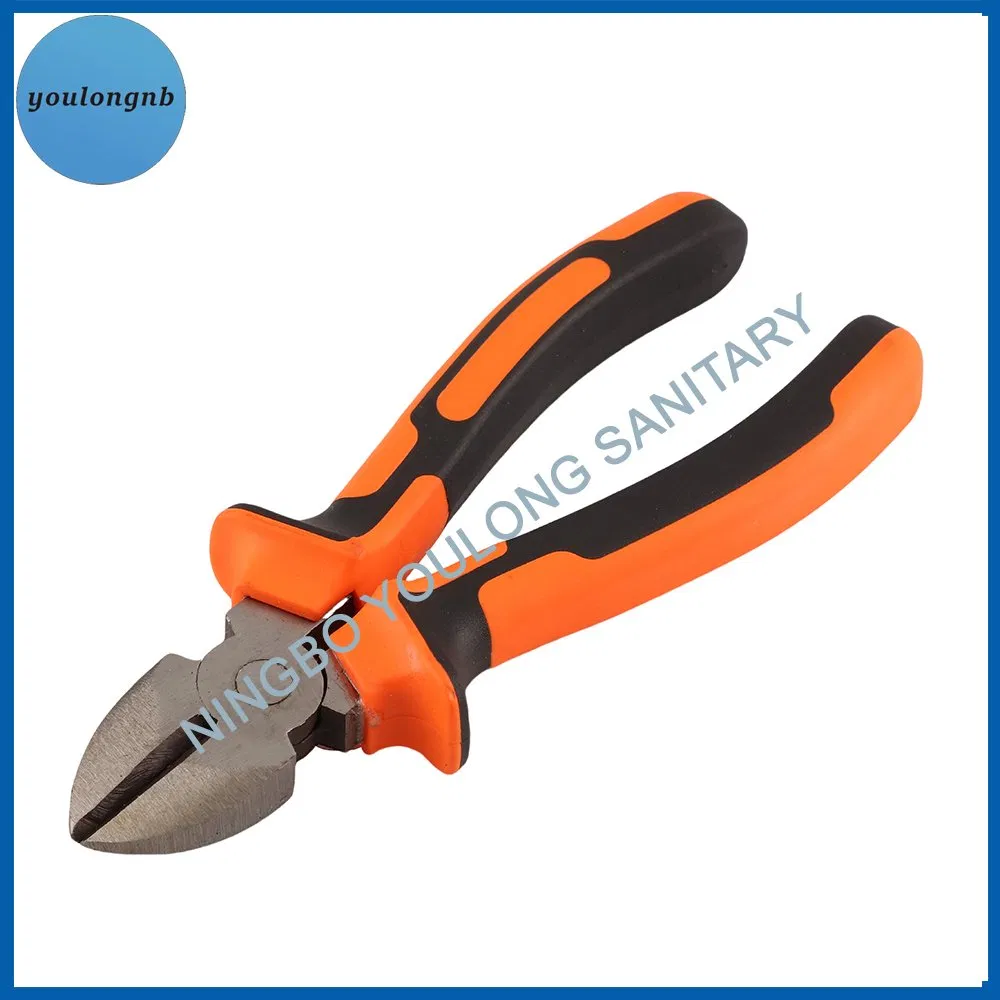 Плоскогубцы 6 дюймов с пластиковыми ручками, высокоуглеродистая сталь