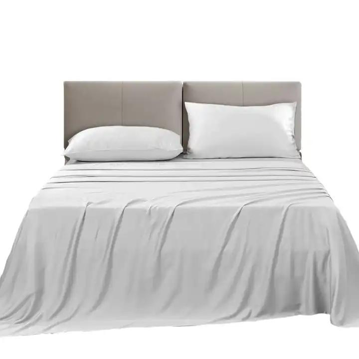 Luxury Cooling Bamboo Bed Sheets Than Silk Bedding Bed Cover Sheet Set