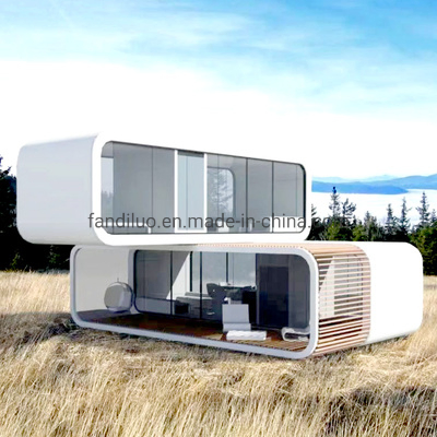 Mobile Aluminum Alloy Capsule Hotel Camping Prefab Capsule House