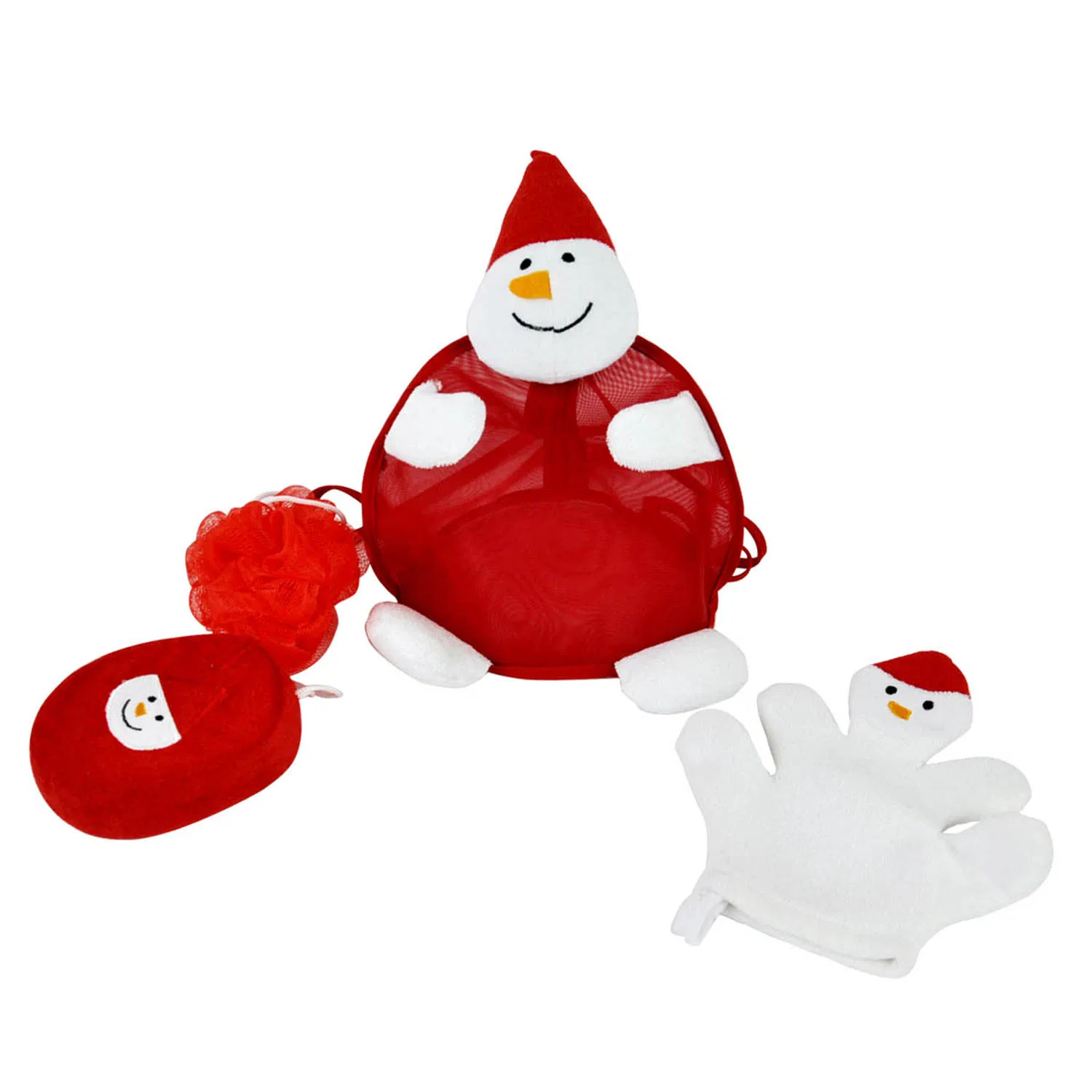 3PCS Set Customized Cartoon Body Bath Gift Set Wholesale SPA Gloves Sponge for Kids Body Exfoliating & Cleansing Bath Set