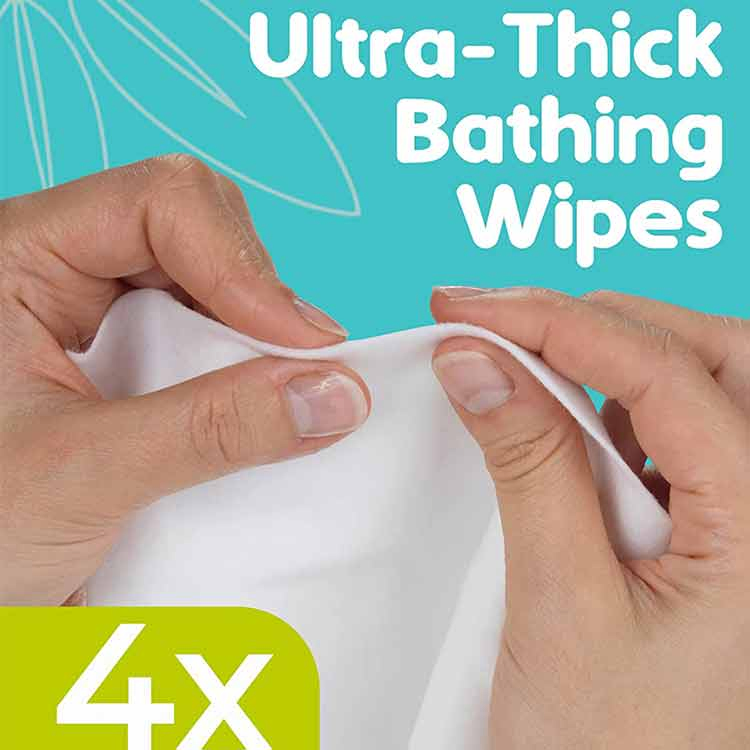 Biokleen OEM & ODM Disposable Private Label OEM Spunlace Nonwoven Fabric Adult Cleaning Wipes 100% Biodegradable Flushable Wet Wipe