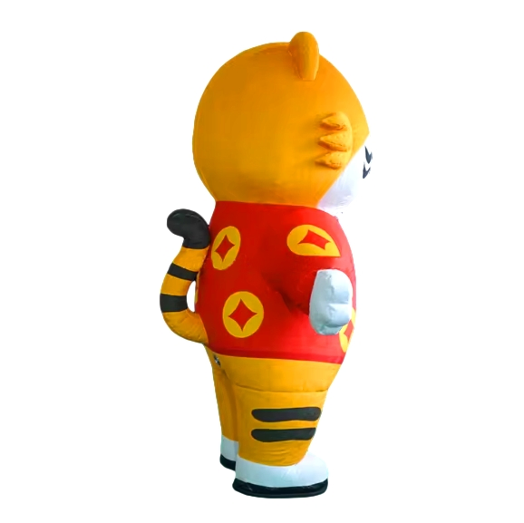 New Walking Cartoon Inflatable Tiger Costume for Advertising