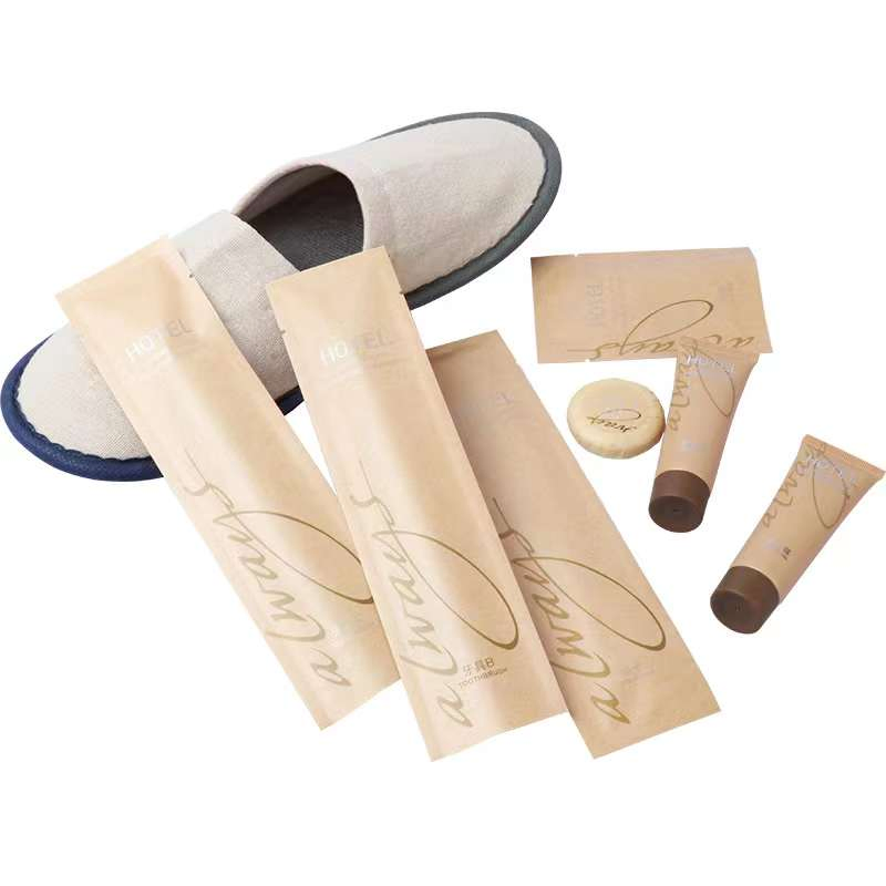 Wholesale Soft Wheat Straw Amenities Set for Hotel and Resort Guest Room Travel