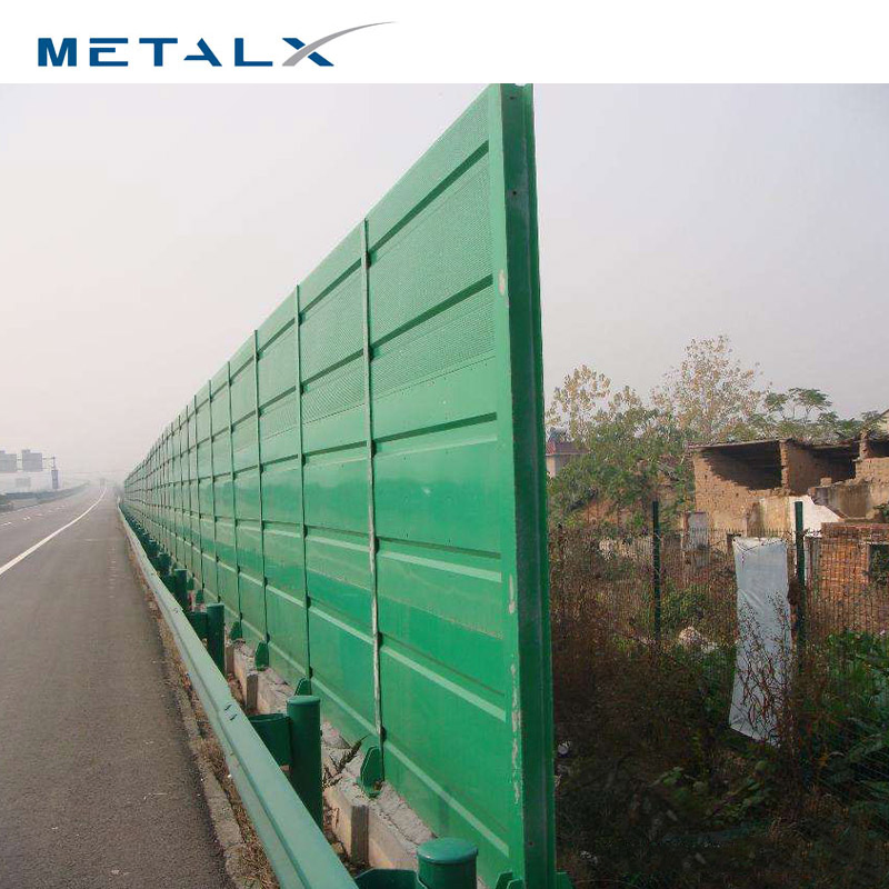 Steel Panel Sound Acoustic Barrier Wall Malaysia Outdoor Highway Sound Absorbing Barrier