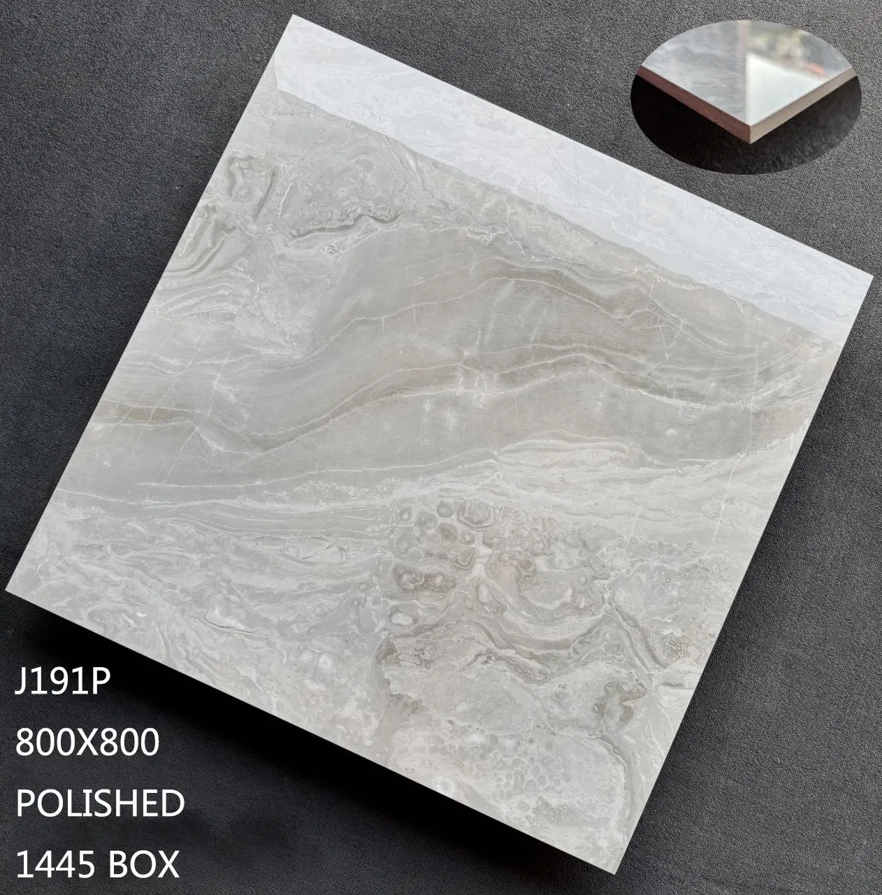 Плитка напольная и настенная 800x800 мм мраморная полированная