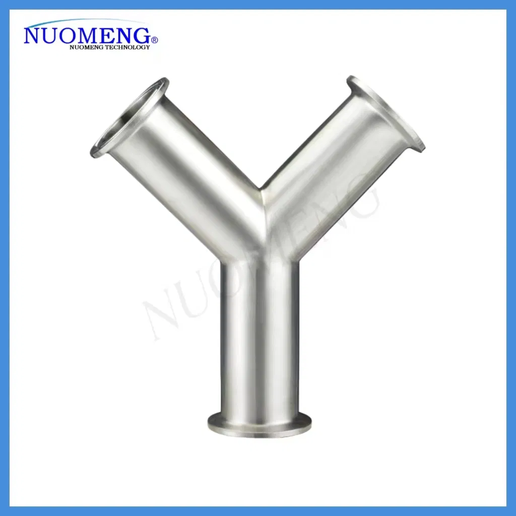 Sanitary Stainless Steel 135 Degree Clamped Y Type Tee