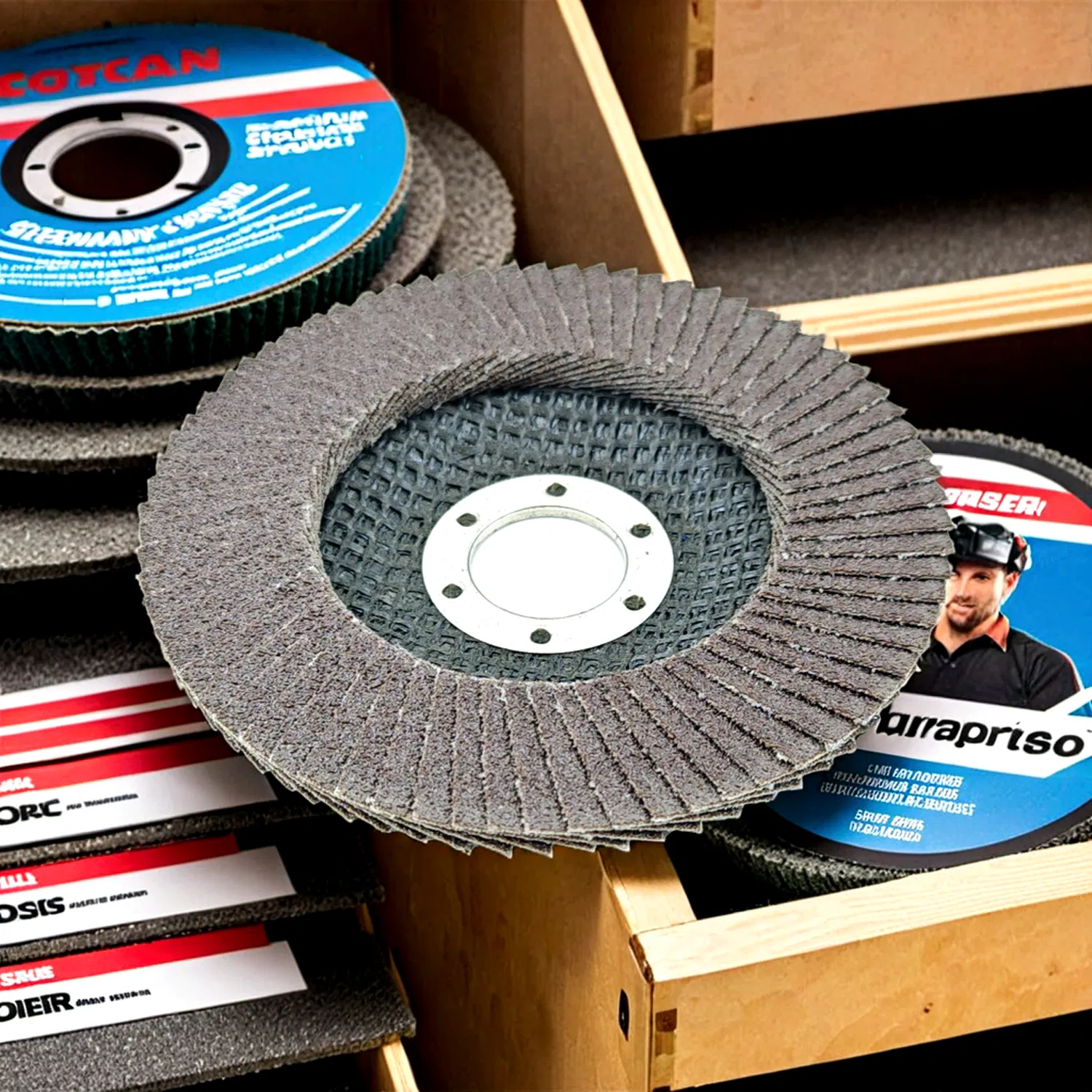 Абразивный лепестковый круг для точного шлифования