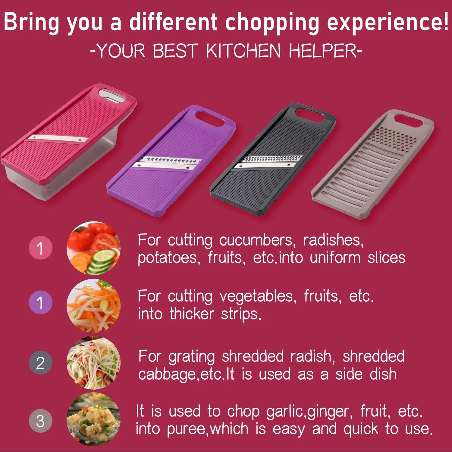 4-в-1 тёрка для овощей и сыра из нержавеющей стали