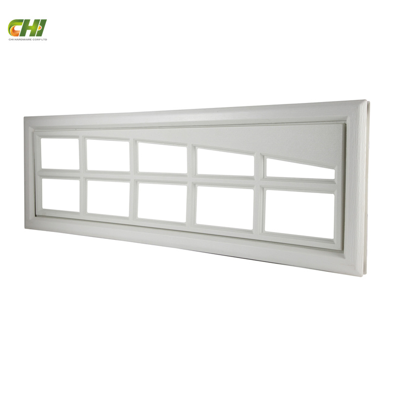 Custom Design Glass Sectional Door Parts Windows American Style Garage Warehouse Door Windows Supplier