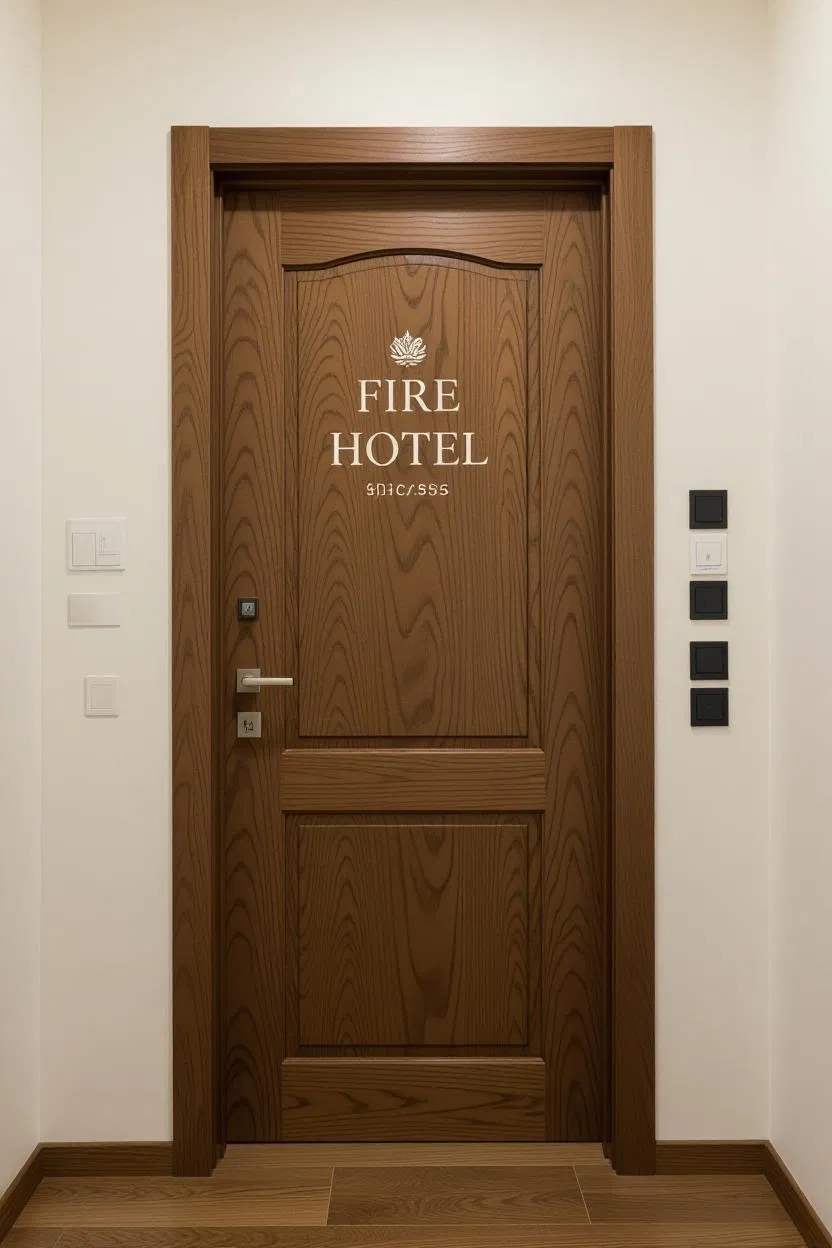 Customized Wood Fire Door Manufacturer From China