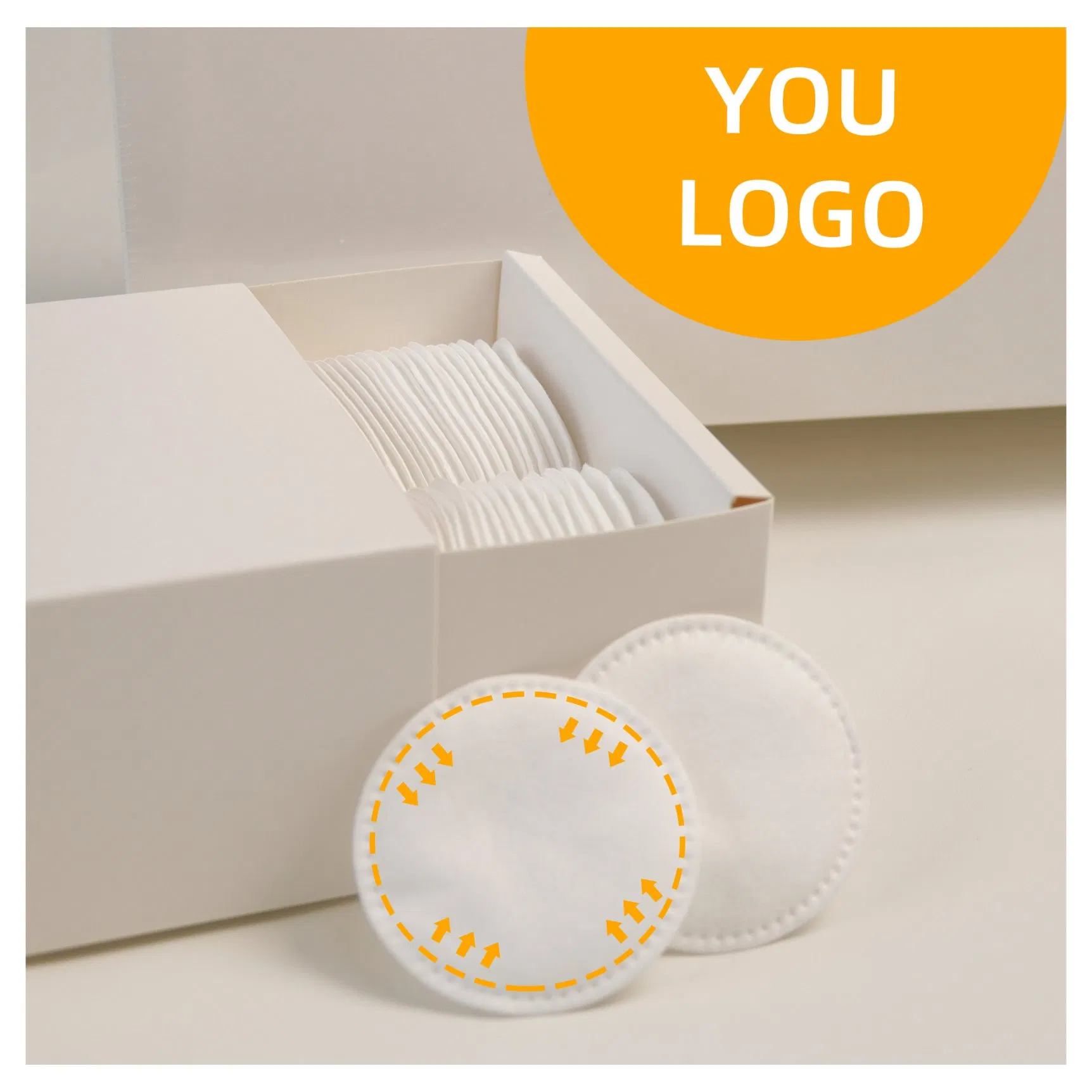 Lint-Free Hypoallergenic 100% Pure Cotton Premium Cotton Rounds Pads