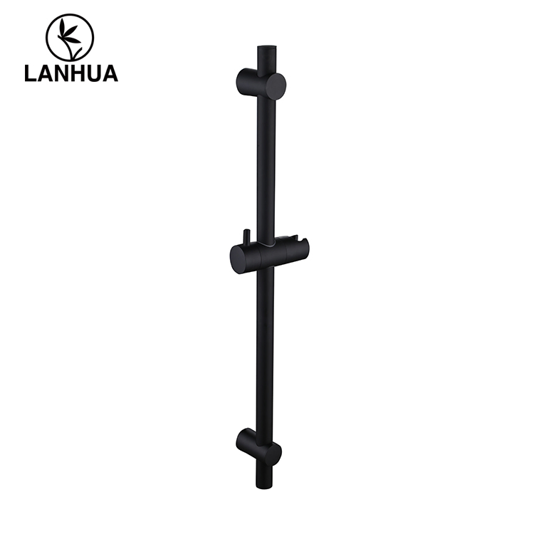 ABS Matt Black Shower Slide Bar for Shower Head