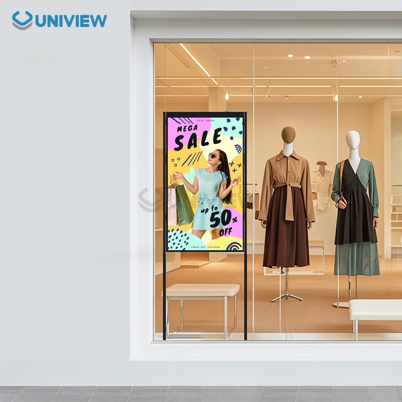 Двусторонний LCD-дисплей 55 дюймов для торгового центра