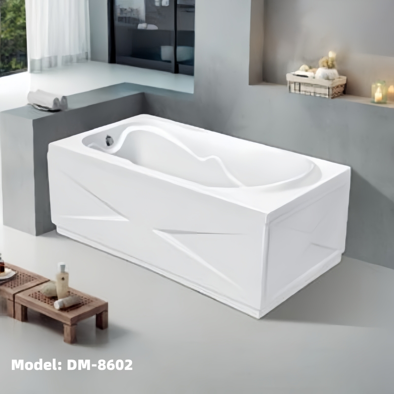 Роскошная акриловая ванна с гидромассажем и аксессуарами