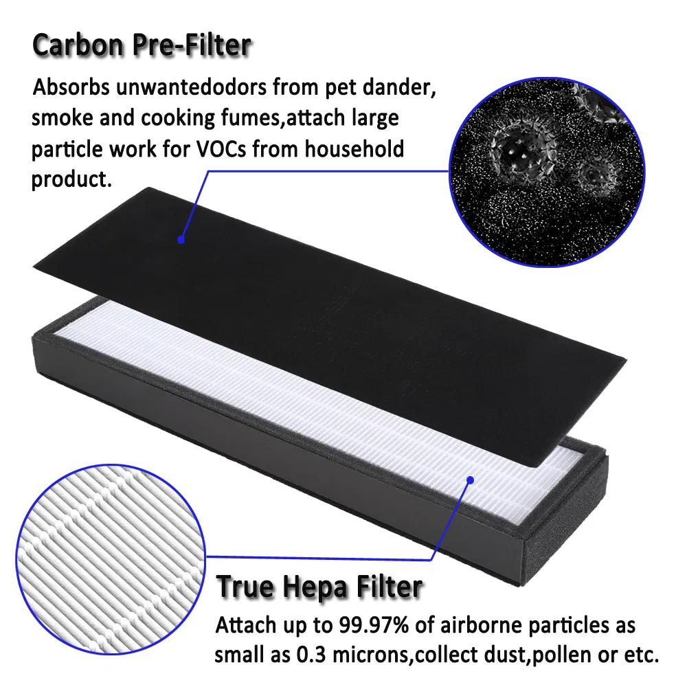 Laboratory Use Air Purifier Parts Pleat HEPA H13 Filter