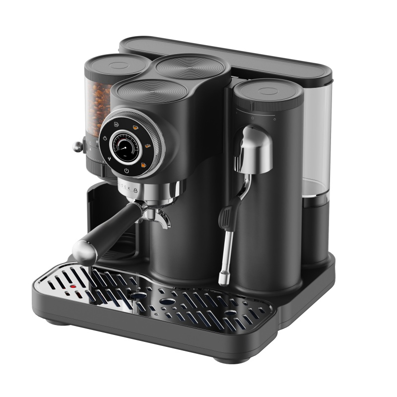 15 Bar Commercial Specialty Copper Boiler Automatic Espresso Commercial Double Serve Cappuccino Coffee Machine with Froth Coffee Machine Price