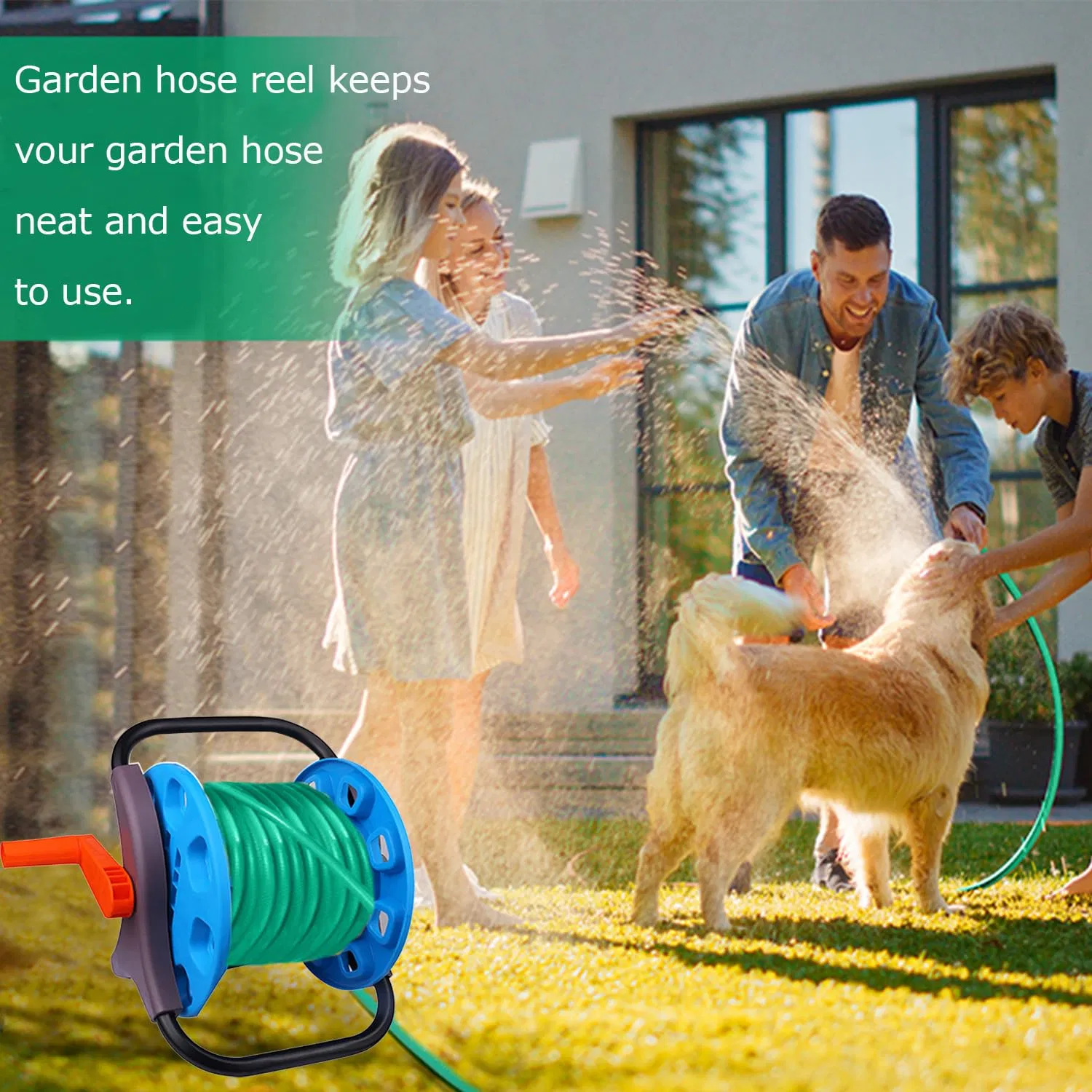 Discount Price Lightweight Portable Water Pipe Car Roll Garden Hose Reel