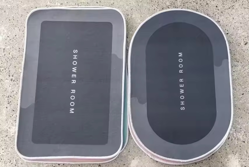 Custom Logo Bathroom Non Slip Floor Mat Absorbent Quick Dry Earth Bathroom Mat Bath Mat